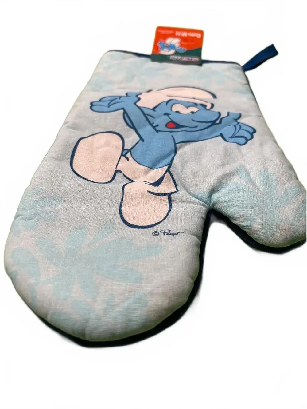 The Smurfs Oven Mitt 6.7in x 11in Cotton Polyester